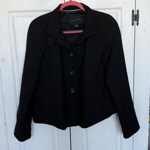 Vintage Banana Republic Black Pea Coat